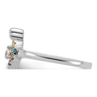 14K White Gold 1/10 ct tw Wg Diamond Ring – view 4