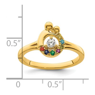 14K Yellow Gold 1/10 ct tw Diamond Ring – view 6