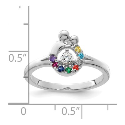 14K White Gold 1/10 ct tw Wg Diamond Ring – view 6