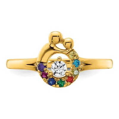 14K Yellow Gold 1/10 ct tw Diamond Ring – view 5