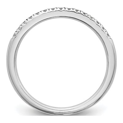 14K White Gold 1/6 ct tw Diamond Wedding Band – view 3