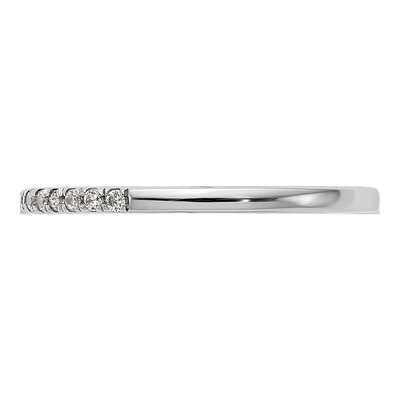 14K White Gold 1/6 ct tw Diamond Wedding Band – view 4
