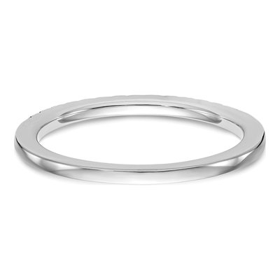14K White Gold 1/6 ct tw Diamond Wedding Band – view 6