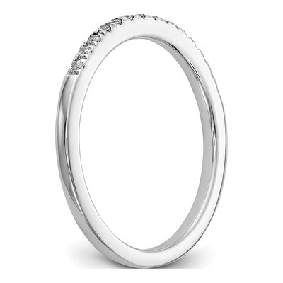 14K White Gold 1/6 ct tw Diamond Wedding Band – view 7