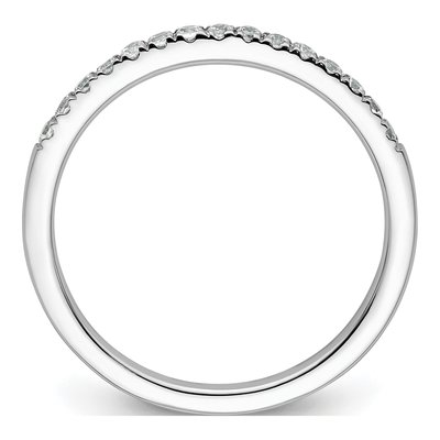 14K White Gold 1/5 ct tw Diamond Wedding Band – view 4