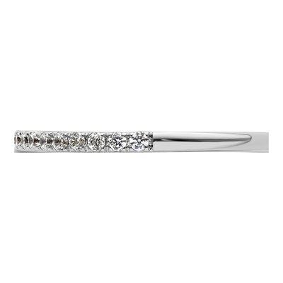 14K White Gold 1/4 ct tw Diamond Wedding Band – view 5