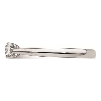 14K White Gold Solitaire Engagement Ring Mounting – view 5