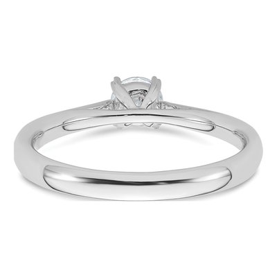 14K White Gold 1/3 ct tw Lab-Grown Diamond Round Solitaire Engagement Ring – view 8