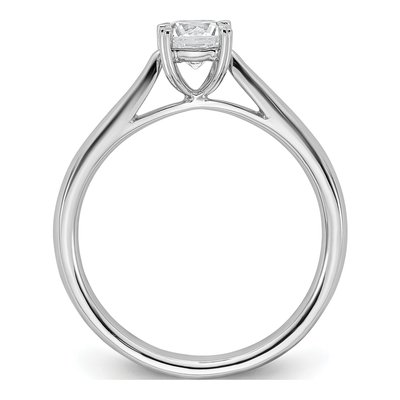 14K White Gold 1/2 ct tw Lab-Grown Diamond Round Solitaire Engagement Ring – view 3