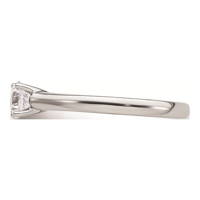 14K White Gold Solitaire Engagement Ring Mounting – view 4