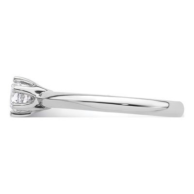 14K White Gold 6-Prong Solitaire Engagement Ring Mounting – view 4