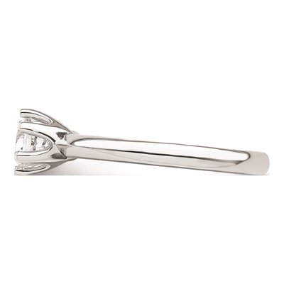 14K White Gold 6-Prong Engagement Ring Mounting – view 4