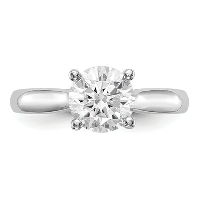 14K White Gold Diamond Engagement Ring Semi-Mount – view 5