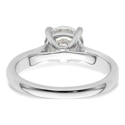 14K White Gold Diamond Engagement Ring Semi-Mount – view 6