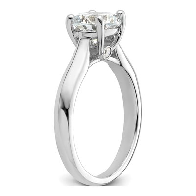 14K White Gold Diamond Engagement Ring Semi-Mount – view 7