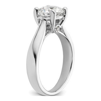 14K White Gold Diamond Engagement Ring Semi-Mount – view 7
