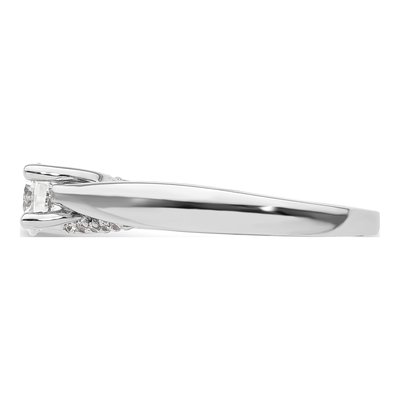14K White Gold Diamond Engagement Ring Semi-Mount – view 5