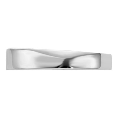 14K White Gold Peg Set Solitaire Engagement Ring Mounting – view 3