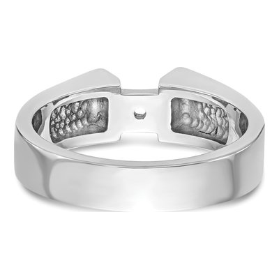 14K White Gold Solitaire Engagement Ring Mounting – view 6