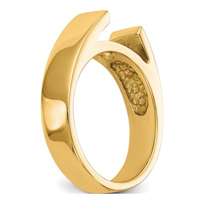 14K Yellow Gold Solitaire Engagement Ring Mounting – view 7
