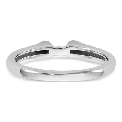 14K White Gold Solitaire Engagement Ring Mounting – view 6