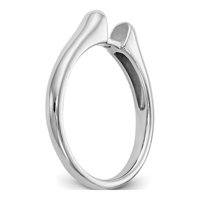 14K White Gold Solitaire Engagement Ring Mounting – view 7
