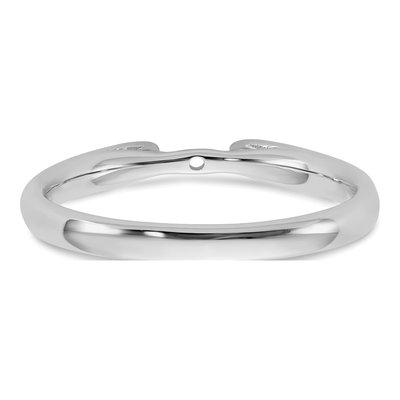 14K White Gold Solitaire Engagement Ring Mounting – view 6