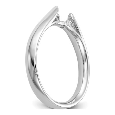 14K White Gold Solitaire Engagement Ring Mounting – view 7