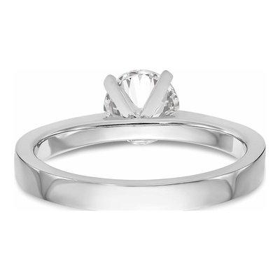 14K White Gold Solitaire Engagement Ring Mounting – view 4