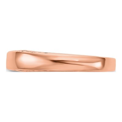 14K Rose Gold Solitaire Engagement Ring Mounting – view 4