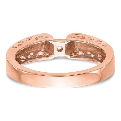 14K Rose Gold Solitaire Engagement Ring Mounting – view 6
