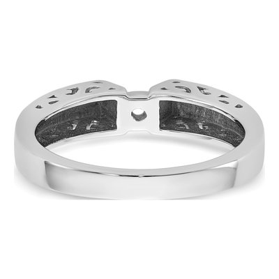 14K White Gold Peg-Set Solitaire Engagement Ring Mounting – view 5