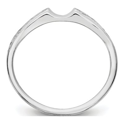 14K White Gold Vintage Solitaire Engagement Ring Mounting – view 3