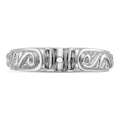 14K White Gold Vintage Marquise Engagement Ring Mounting – view 4