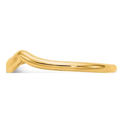 14K Yellow Gold Contour Wedding Band – view 5