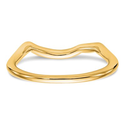 14K Yellow Gold Contour Wedding Band – view 7