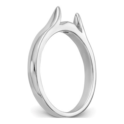 Platinum Solitaire Engagement Ring Mounting – view 8