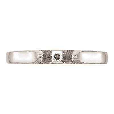 14K White Gold Solitaire Engagement Ring Mounting – view 6