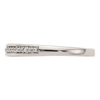 14K White Gold Diamond Wedding Band Mounting – view 4