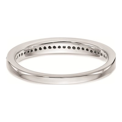 14K White Gold Diamond Wedding Band Mounting – view 6