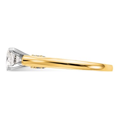 14K Yellow Gold Diamond Engagement Engagement Ring Semi-Mount – view 4