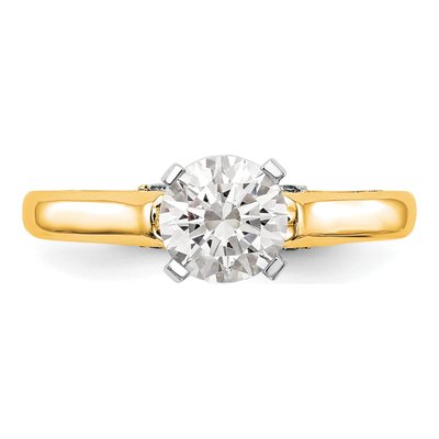 14K Yellow Gold Diamond Engagement Engagement Ring Semi-Mount – view 5