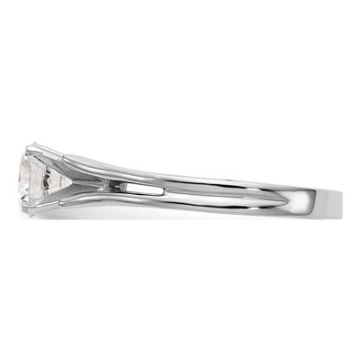 14K White Gold Solitaire Engagement Jewelry Mounting – view 3