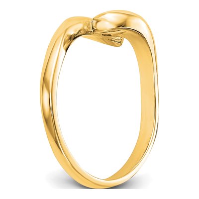 14K Yellow Gold Solitaire Engagement Ring Mounting – view 7