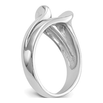 14K White Gold Solitaire Engagement Ring Mounting – view 6