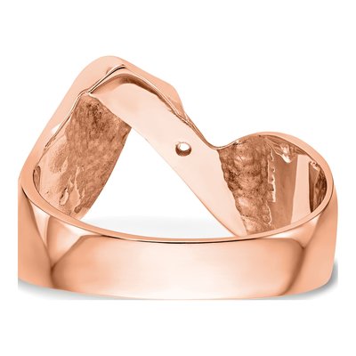 14K Rose Gold Solitaire Engagement Ring Mounting – view 6