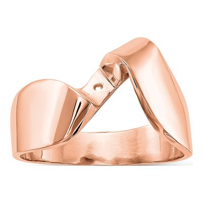 14K Rose Gold Solitaire Engagement Ring Mounting – view 8