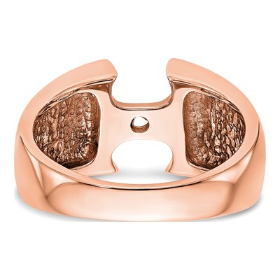 14K Rose Gold Solitaire Engagement Ring Mounting – view 6