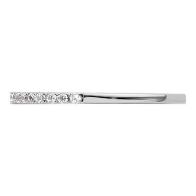 14K White Gold 1/6 ct tw Lab-Grown Diamond Wedding Band – view 4