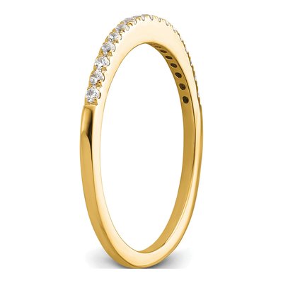 14K Yellow Gold 1/6 ct tw Lab-Grown Diamond Wedding Band – view 6